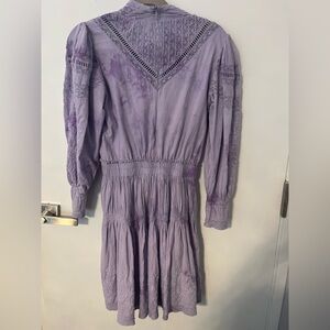 Chic Lavender Long Sleeve Dress